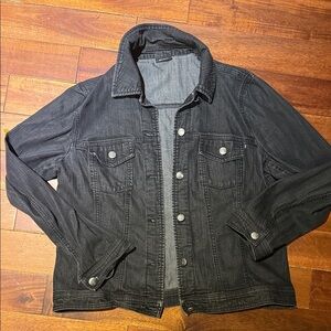 Gardeur Black Denim Jacket Women’s. Made in Germany size 40